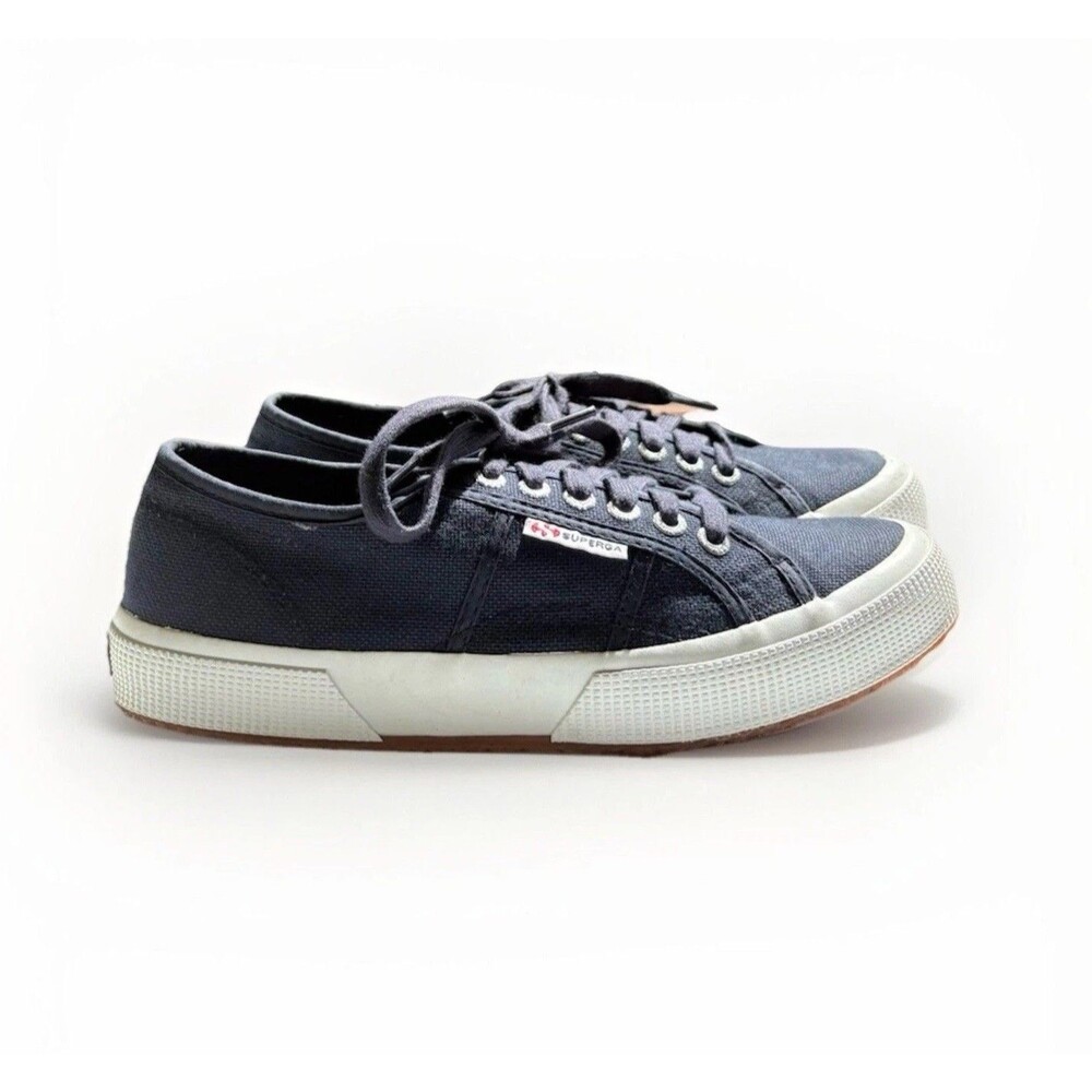 Superga 2750 Cotu Classic S0001L0 Women's Navy Blue Canvas Sneakers Size 8